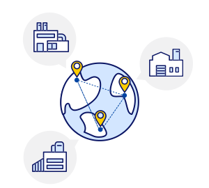 グローバル600社超の仕入先との在庫データ連携