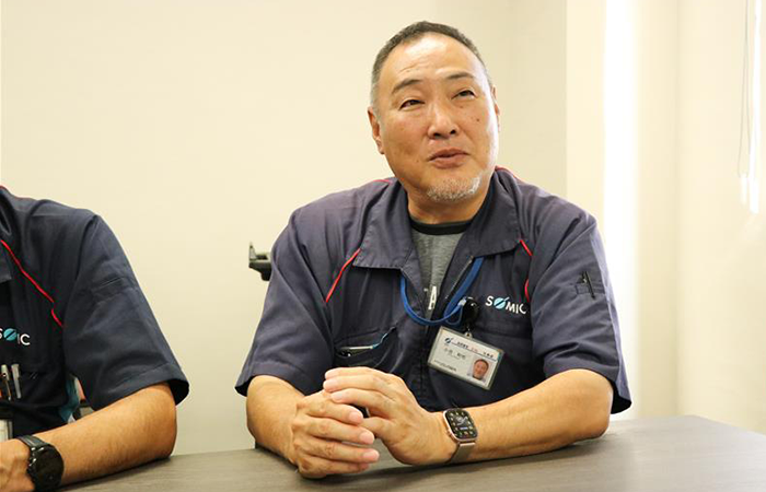 インタビュー時の写真