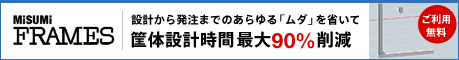 ミスミのアルミフレームについて