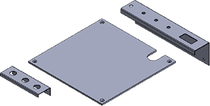 特注部品やミスミ以外の部品も組み付け可能