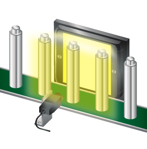 外観検査のバックライトに